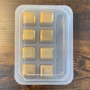 Gold Wax Melts in Plastic Tray